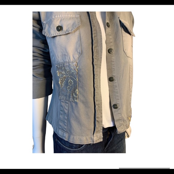 Mason’s Woman Rites Utility Military Green Jacket - Picture 4 of 8